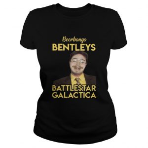 Post Malone beerbongs bentleys battlestar galactica Ladies Tee