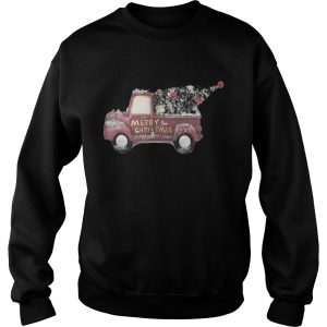 Red vintage truck with Christmas tree Tee Sweatshirt