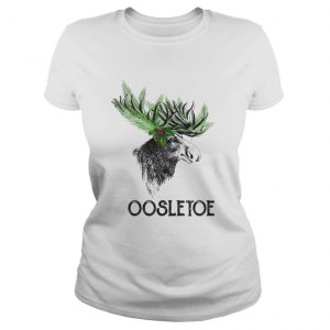 Reindeer Moosletoe Ladies Tee