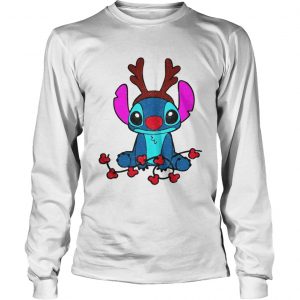Reindeer Stitch Merry Christmas Longsleeve Tee