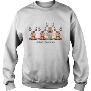 Reindeer dare to be different autism awareness Sweatshirt