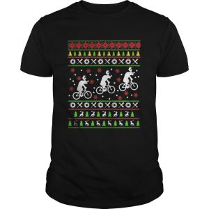 Reindeers Riding Bicycles Christmas Guys