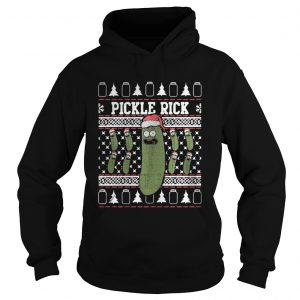 Rick and Morty Pickle Rick Christmas Hoodie
