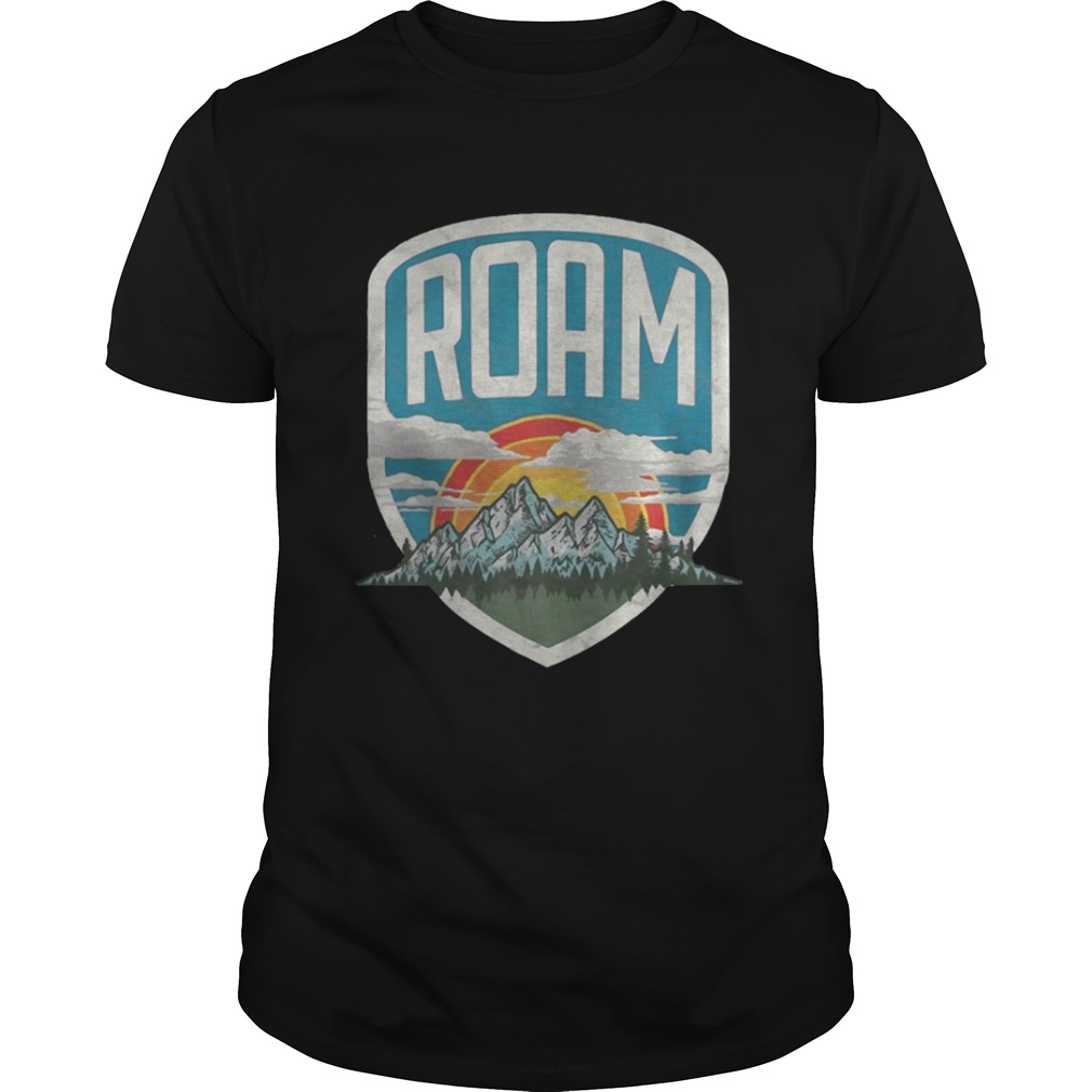 Roam Vintage Mountains Nature Outdoors shirt