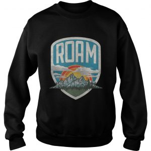 Roam Vintage Mountains Nature Outdoors Sweatshirt