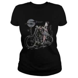 Samurai ride motorbike Ladies Tee