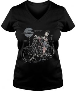 Samurai ride motorbike Vneck