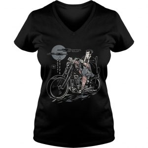 Samurai ride motorbike Vneck