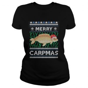 Santa Claus Carpmas merry Carpmas Christmas shirtLadies Tee