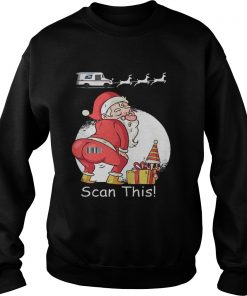 Santa Claus Scan This Sweatshirt