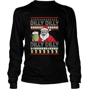 Santa Dilly Dilly Christmas Longsleeve Tee