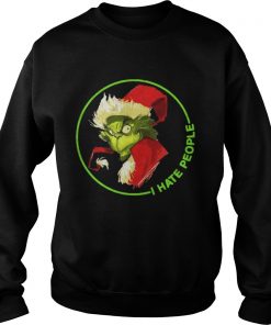 Santa Grinch I Hate People Christmas Sweatshirt