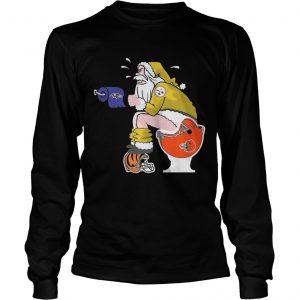 Santa Pittsburgh Steelerse sit on everything and every team Longsleeve Tee