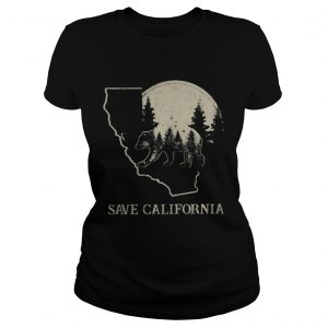 Save California bear forest Ladies Tee