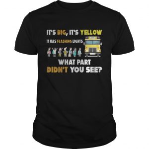 School Bus – It’s Big It’s Yellow It Has Flashing Lights Guys