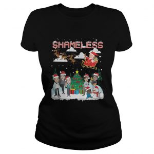 Shameless Santa claus christmas Ladies Tee