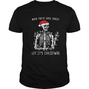Skull Santa Hat When you’re dead inside but it’s christmas Guys