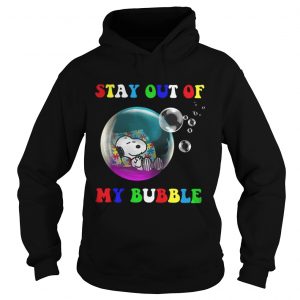Snoopy sleeping stay out of my bubble Hoodie
