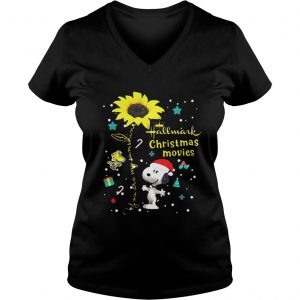 Snoopy you are my sunshine Hallmark Christmas movie Vneck