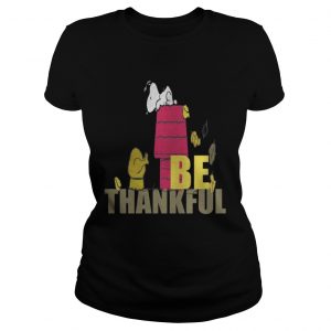 Snoopy – Be Thankful Ladies Tee