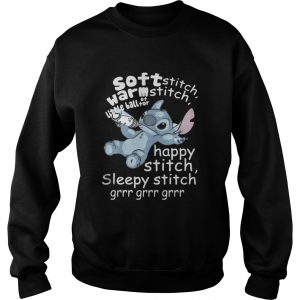 Soft stitch warm stitch little ball of fur Happy stitch sleepy Sweatshirt