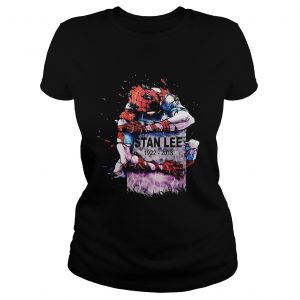 Spider Man hug Stan Lee 1922 2018 Ladies Tee