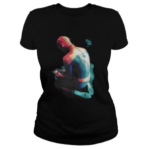 Spider man rip Stan Lee Ladies tee