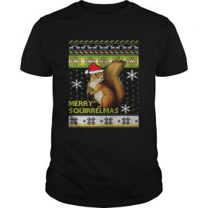 Squirrel Merry Squirrelmas christmas ugly Guys