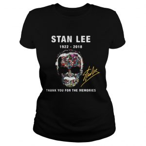 Stan Lee 1922 2018 thank you for the memories Ladies Tee