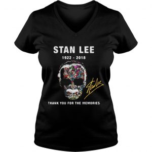 Stan Lee 1922 2018 thank you for the memories Vneck