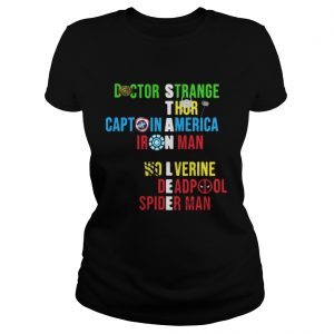 Stan Lee Daddy Of Marvel Superheroes Ladies Tee