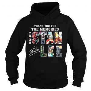 Stan Lee Thanks For Memories 1922-2018 Marvel Hoodie