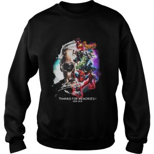 Stan Lee face thanks for memories Sweatshirt