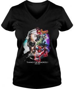 Stan Lee face thanks for memories Vneck