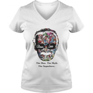 Stan Lee the man the myth the legend superheroes Vneck