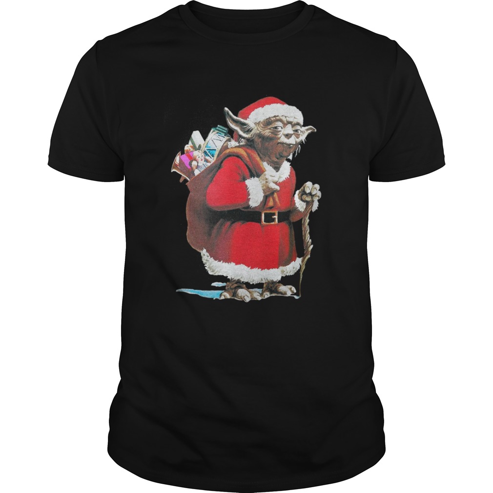Star Wars Yoda Santa Claus Ugly Faux Christmas Shirt