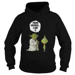 Star war yoda talk to grinch your father I am Hoodie