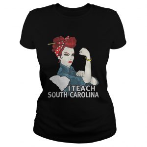Strong I Teacher South Carolina Ladies Tee