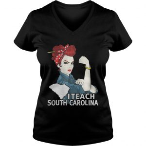 Strong I Teacher South Carolina Vneck