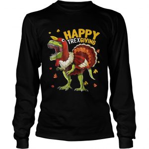 T Rex Dinosaur Turkey thanksgiving ugly Longsleeve Tee
