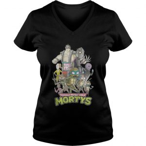 Teenage mutant ninja Mortys Vneck