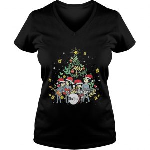 The Beatles and Christmas tree VNeck
