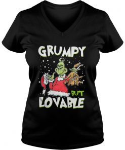 The Grinch and Max grumpy but lovable Vneck