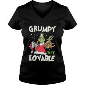 The Grinch and Max grumpy but lovable Vneck