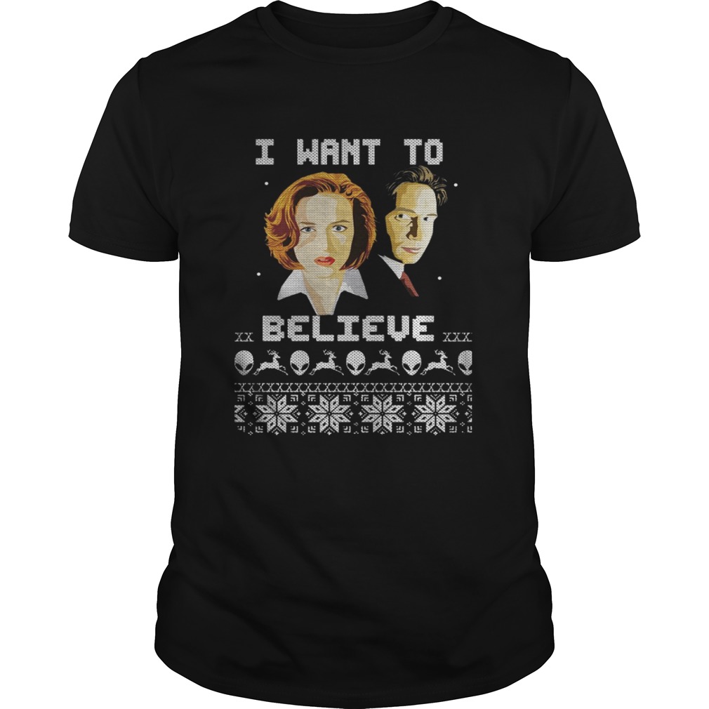 The X-Files I want to believe shirt