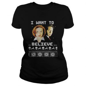 The X-Files I want to believe Ladies Tee