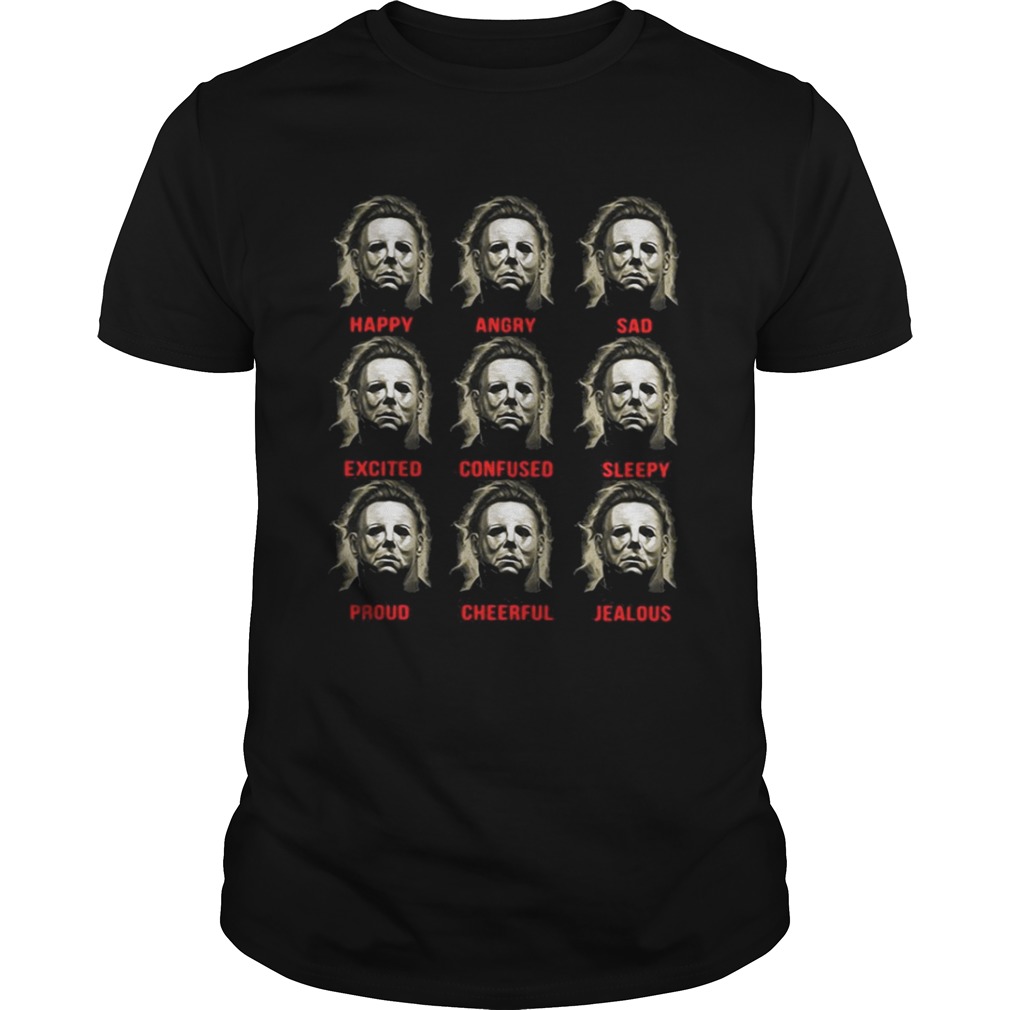 The many faces of Michael Myers shirt
