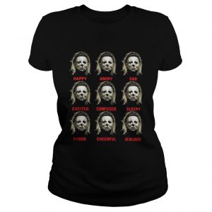 The many faces of Michael Myers Ladies Tee