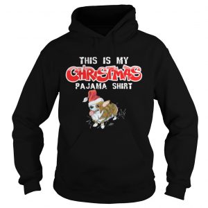 This is My Christmas Pajama Corgi Dogs Santa Hoodie