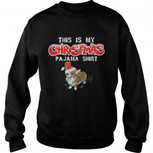 This is My Christmas Pajama Corgi Dogs Santa Sweatshirt